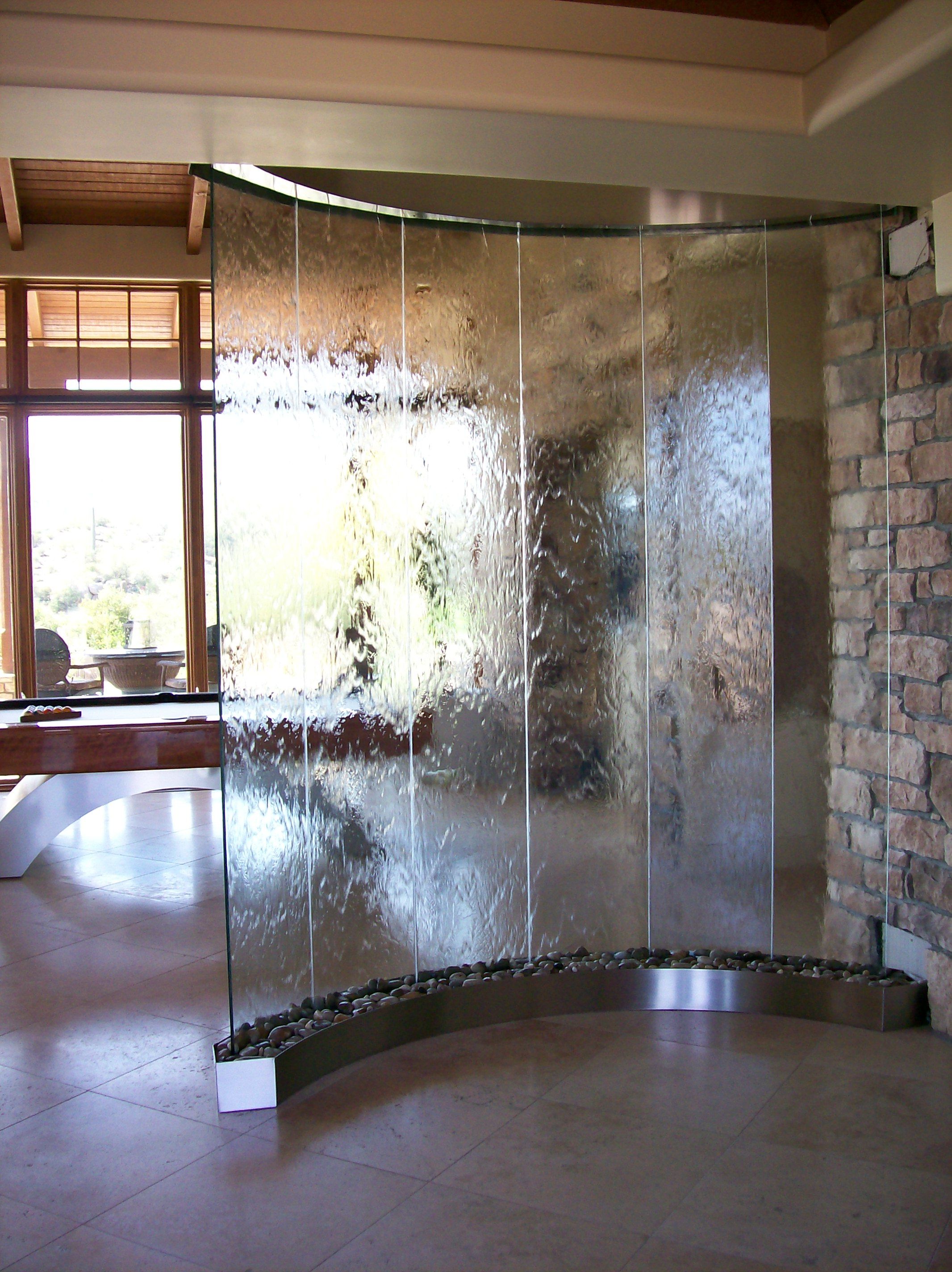 water glass wall design photo - 7