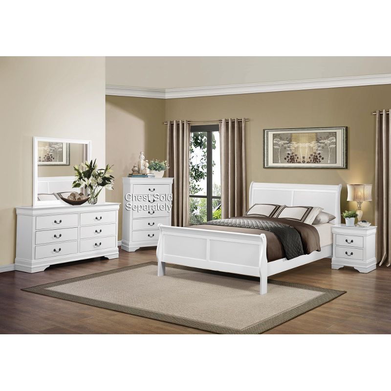 white bedroom furniture sets queen photo - 2