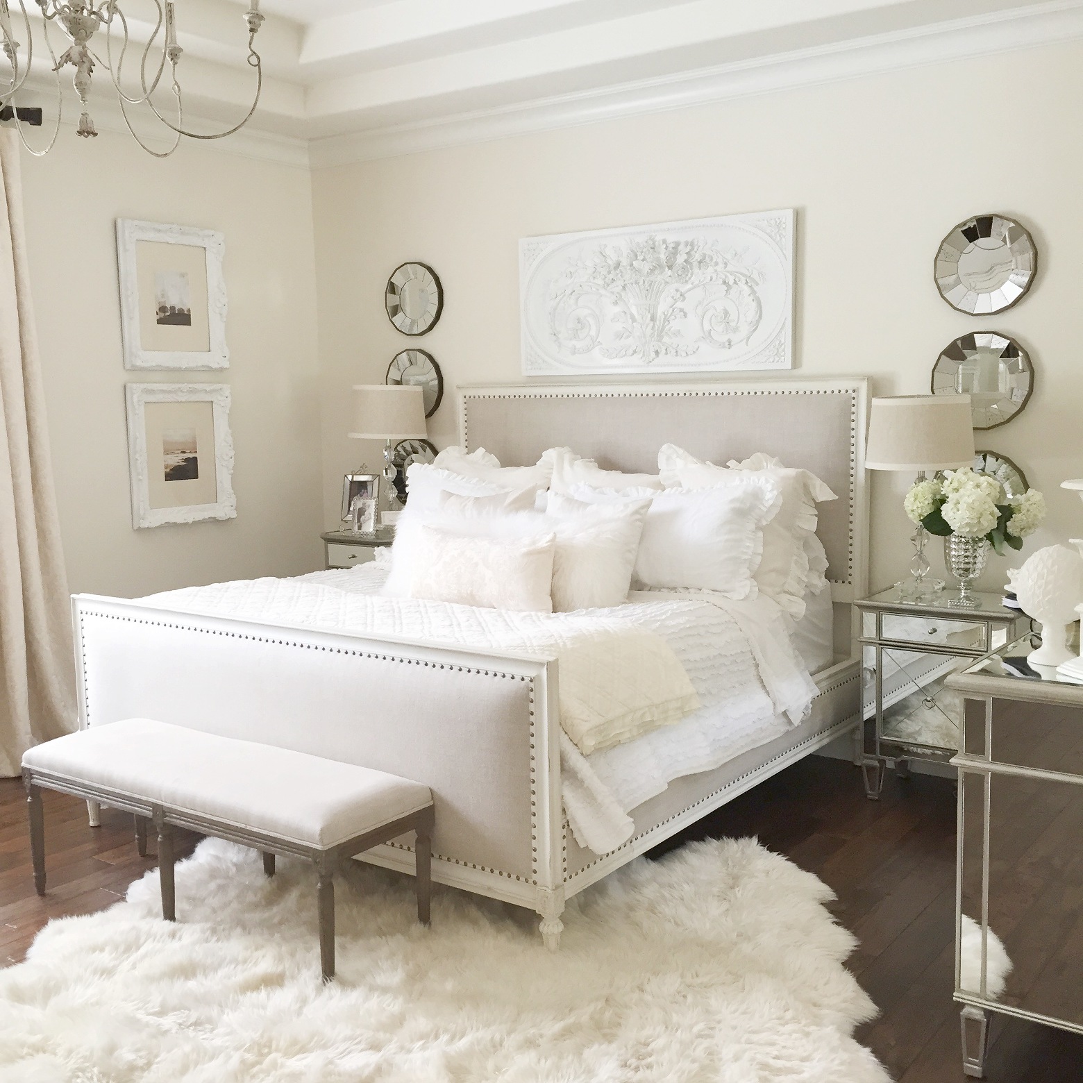 white bedroom furniture sets queen photo - 6