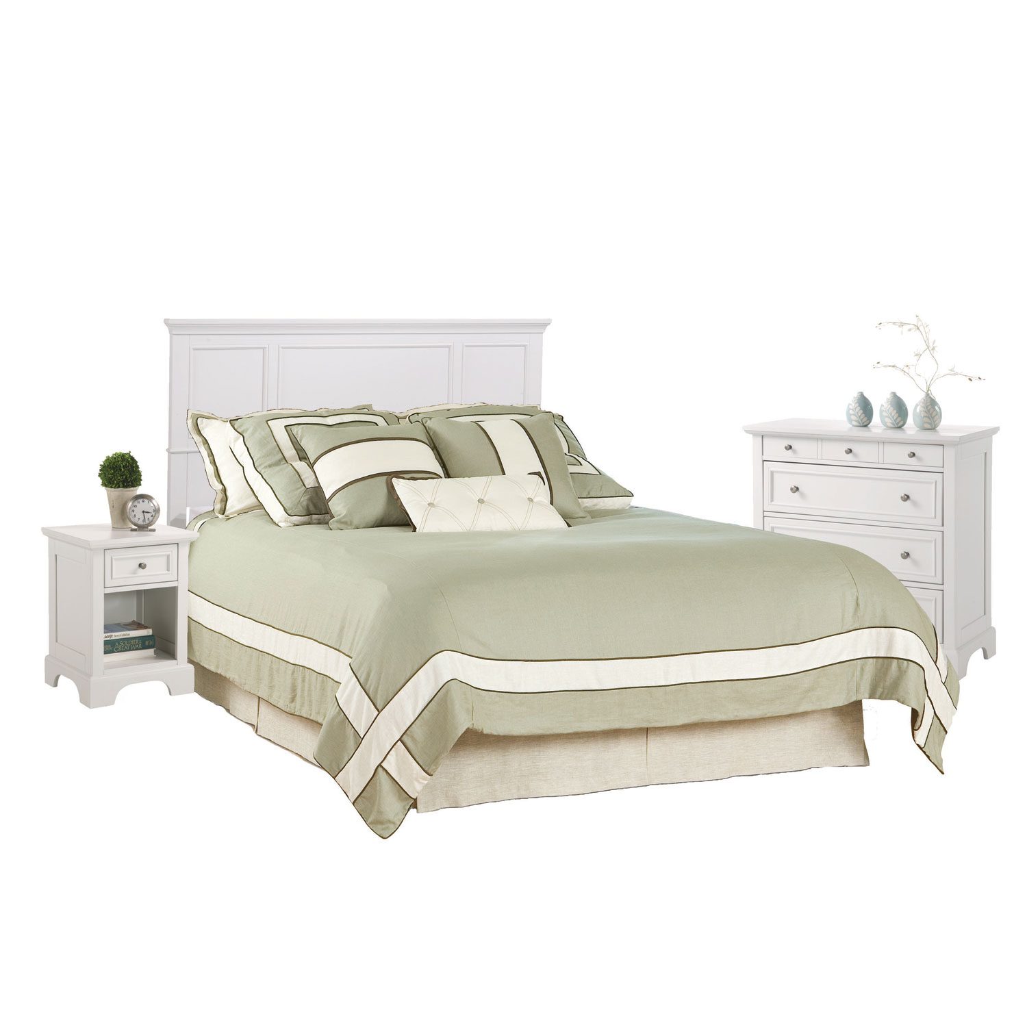 white bedroom furniture sets queen photo - 7