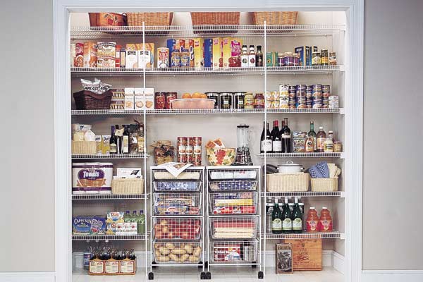 wire pantry shelving systems photo - 3
