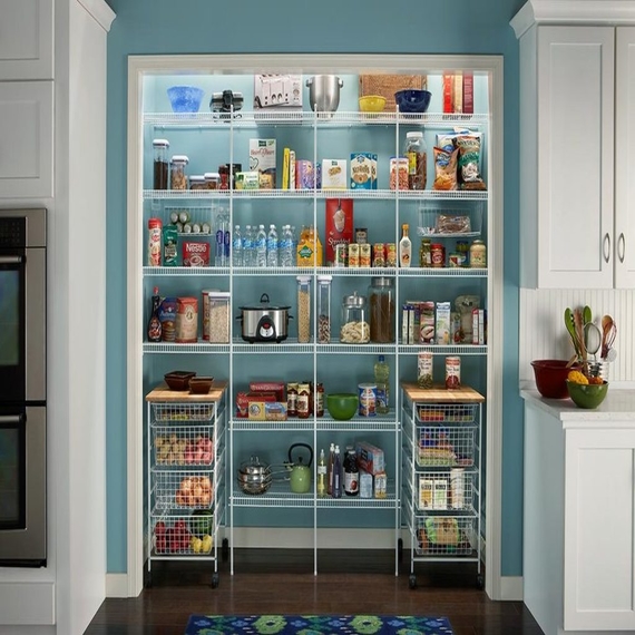wire pantry shelving systems photo - 8