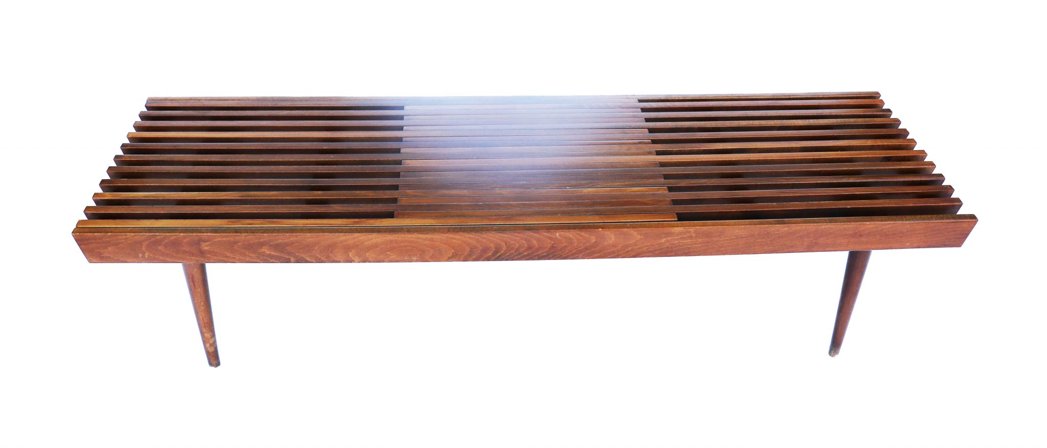 wood coffee table bench photo - 5