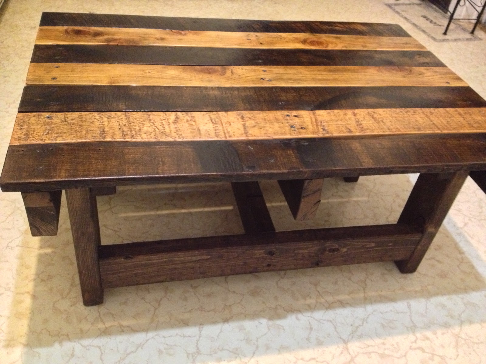 wood coffee table blueprints photo - 8