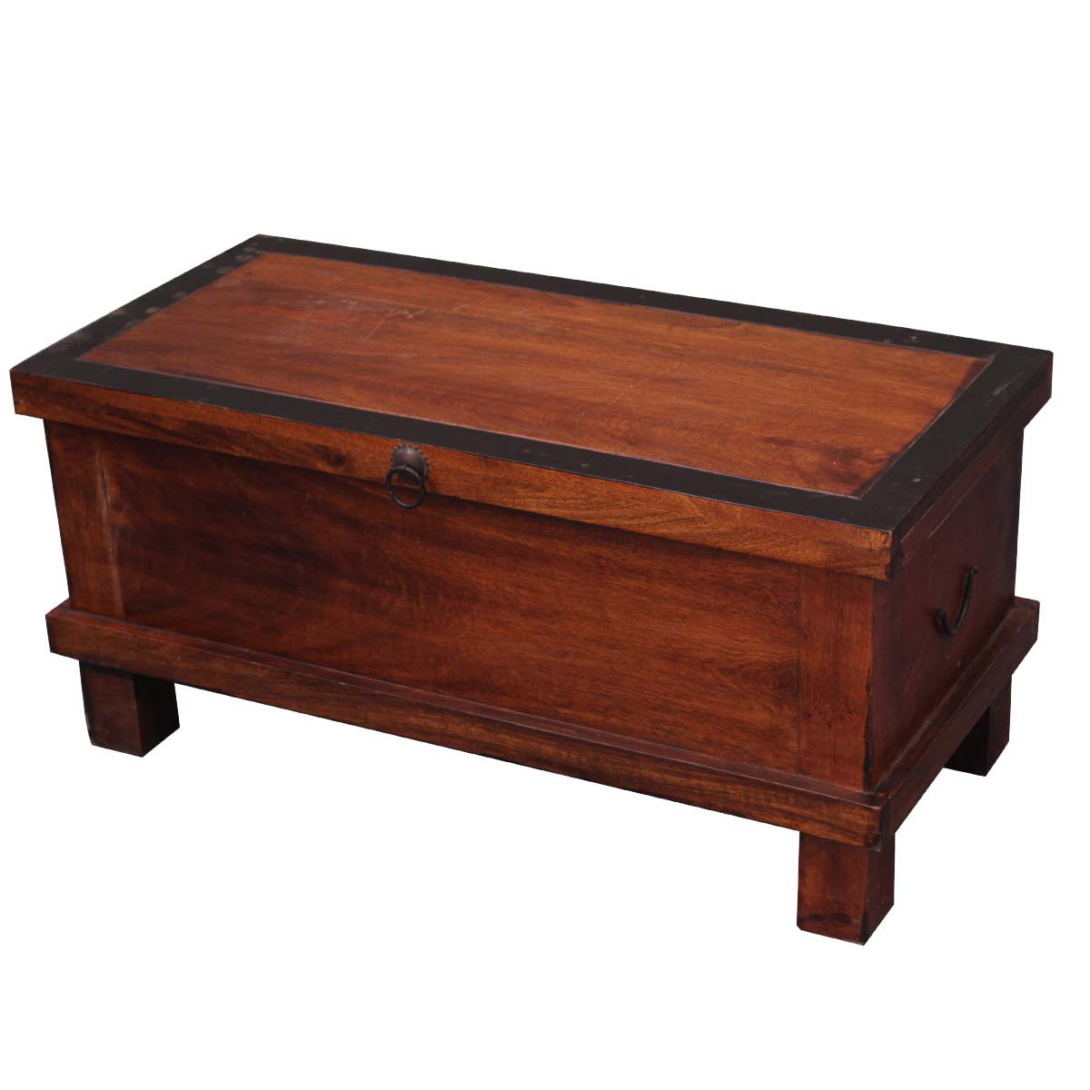 wood coffee table trunk photo - 4