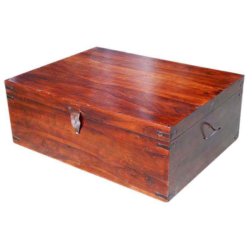 wood coffee table trunk photo - 6