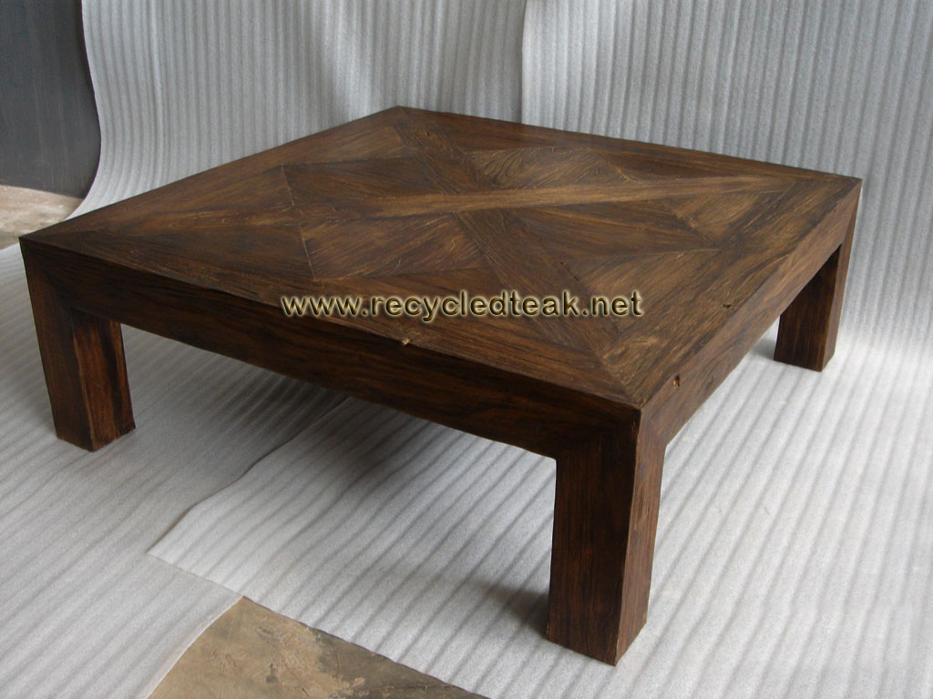 wooden coffee table design photo - 5