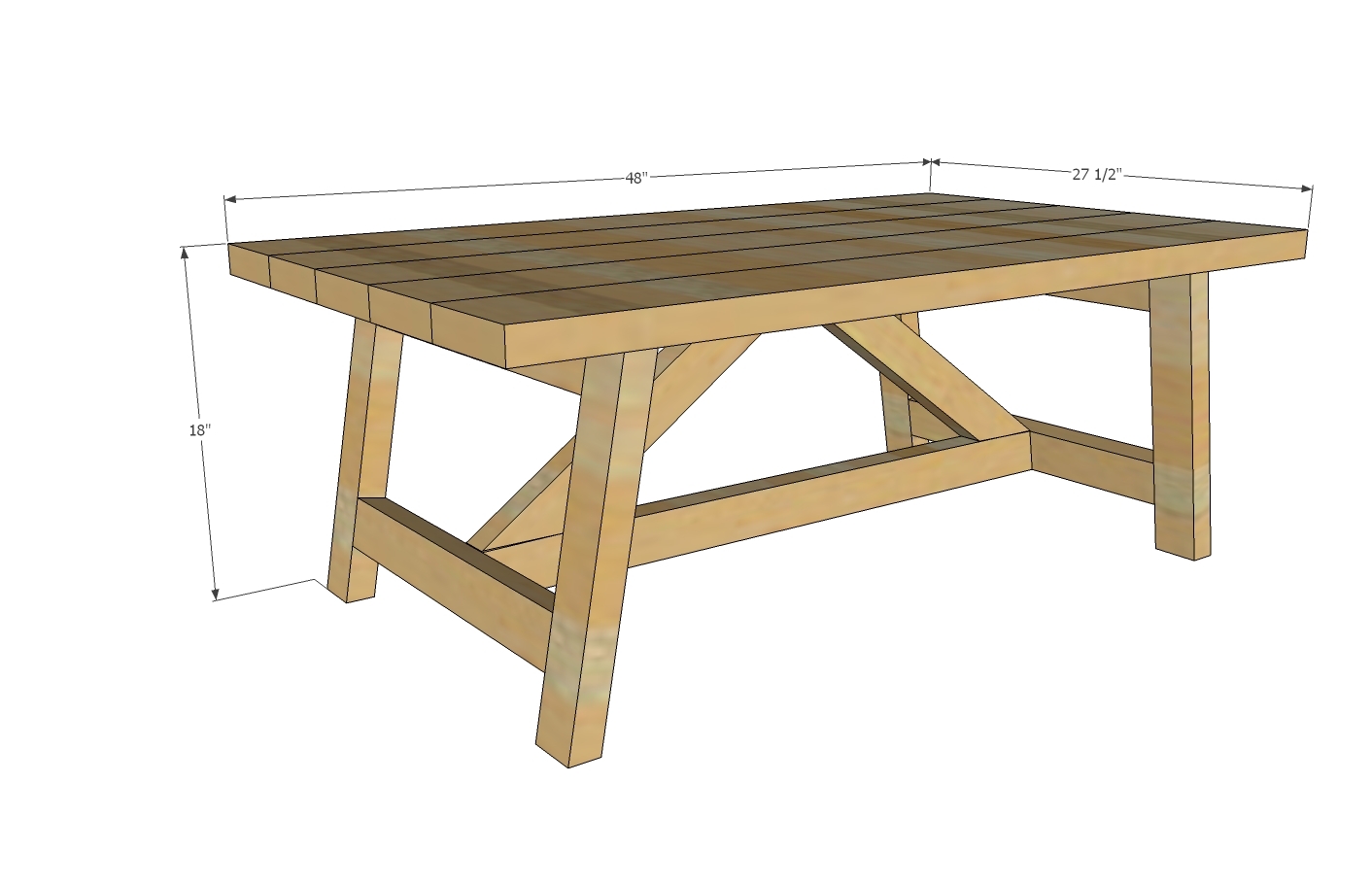 wooden coffee table plans free photo - 2
