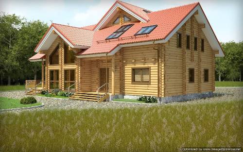 wooden country house plans photo - 2
