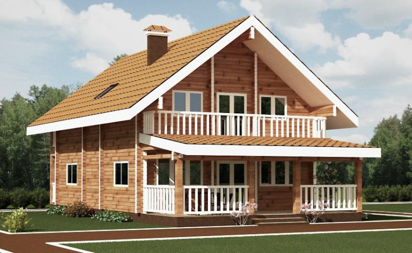 wooden country house plans photo - 3