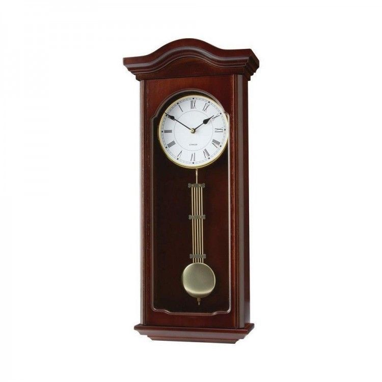 wooden decorative wall clock photo - 5
