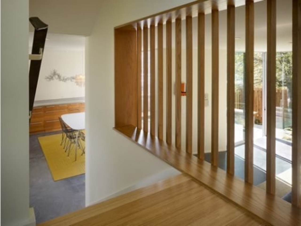wooden wall partition designs photo - 6