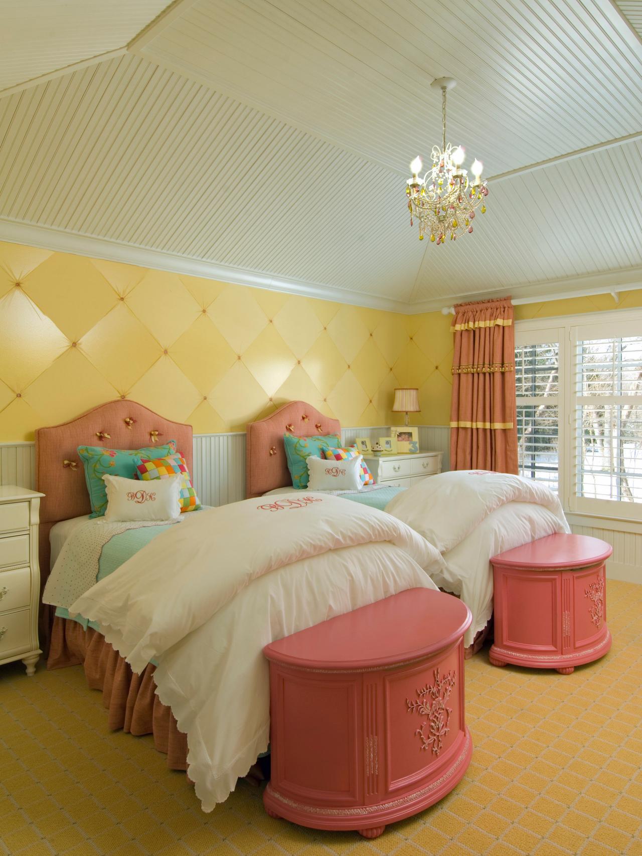 yellow bedroom furniture for girls photo - 7